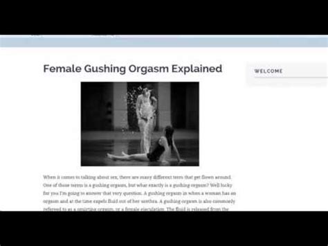 gushing orgasm|Gushing Pussy Orgasm Porn Videos 